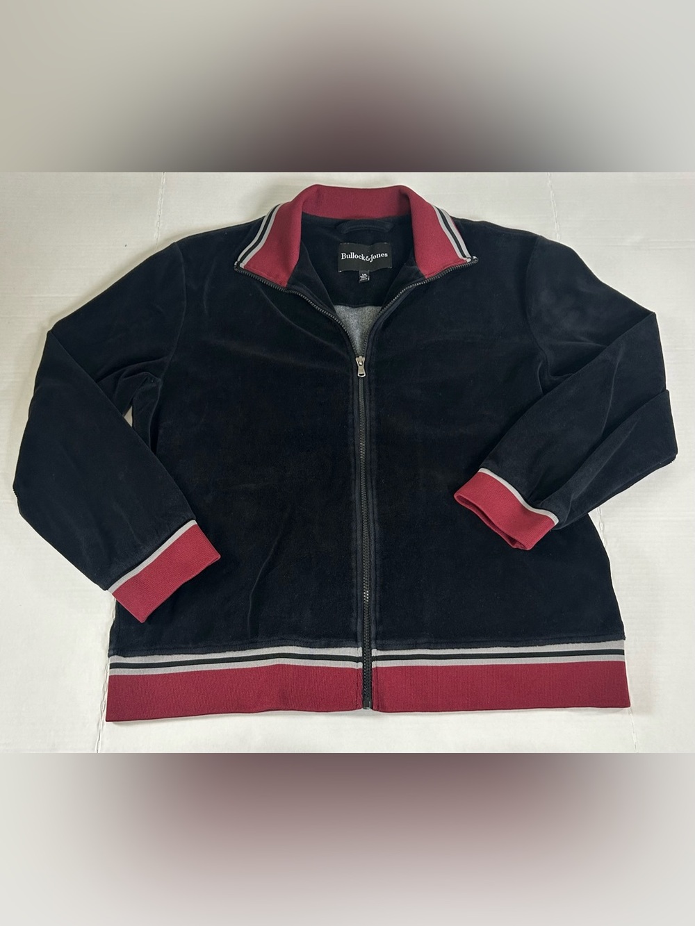 Bullock & Jones Lightweight Zip-Front Track Streetwear Jacket Luxury Sportswear